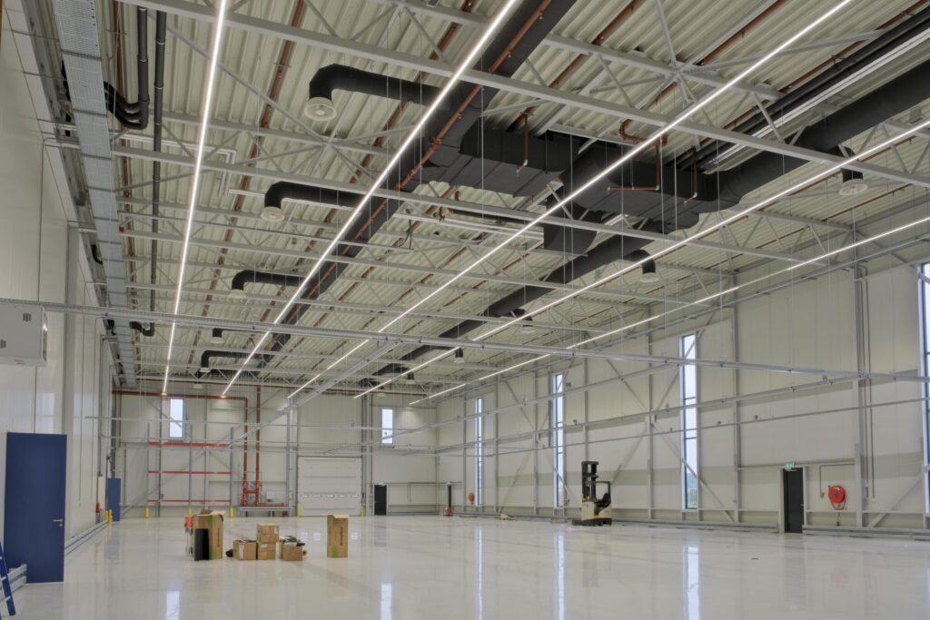 sector pola industrie hal installatietechniek