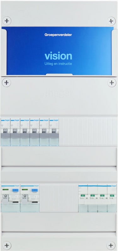 Hager groepenkast 10 groepen