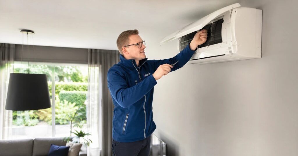 Onderhoud Airco Monteur Pola In Woonkamer Header
